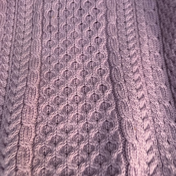 Carraig Donn Aran Knit Pure New Wool Sweater Made In Ireland - Picture 8 of 11